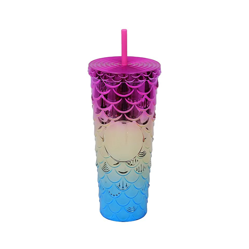 Vaso creativo decorativo de plástico brillante Vaso creativo decorativo de plástico brillante