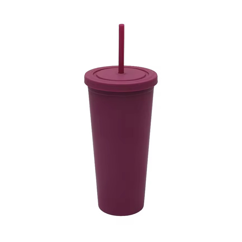 Diversas vaso de plástico personalizado con pajitas