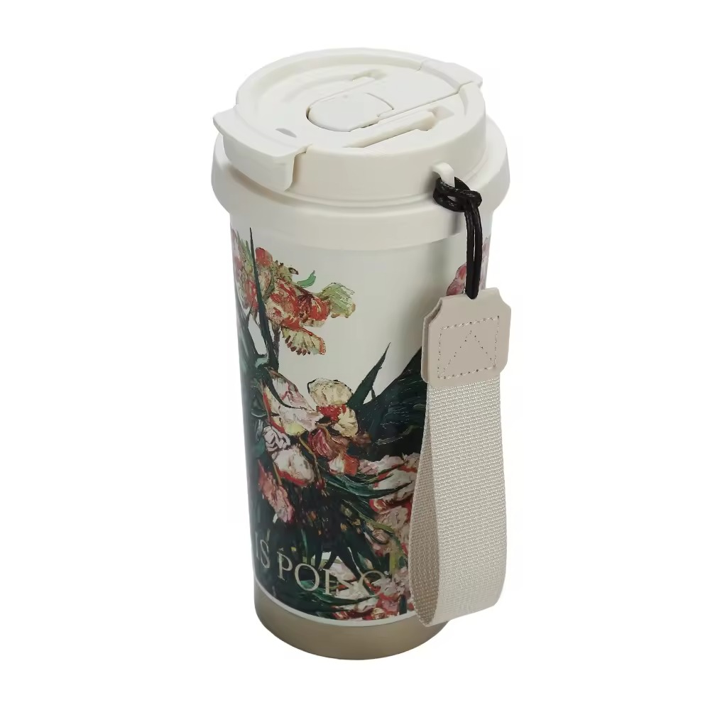 Taza de café de acero inoxidable de varios patrones