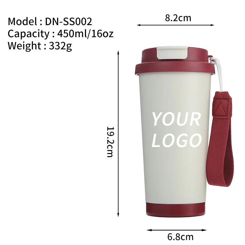 Taza de café de acero inoxidable aislamiento de aislamiento personalizado