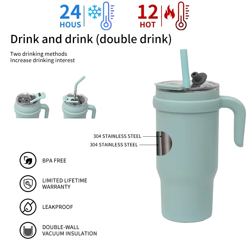 Taza automática de salud de doble bebida para niños