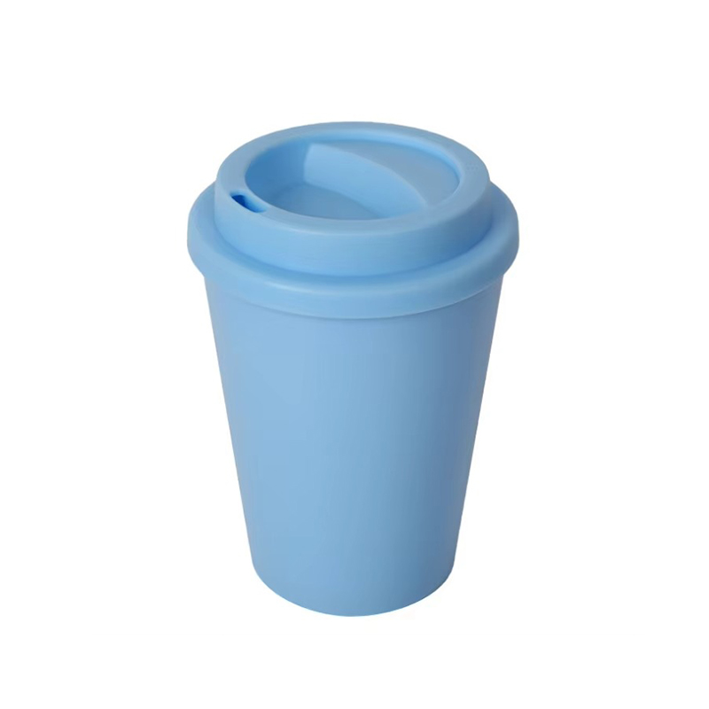 12 oz simple pequeño vaso de plástico portátil pequeño
