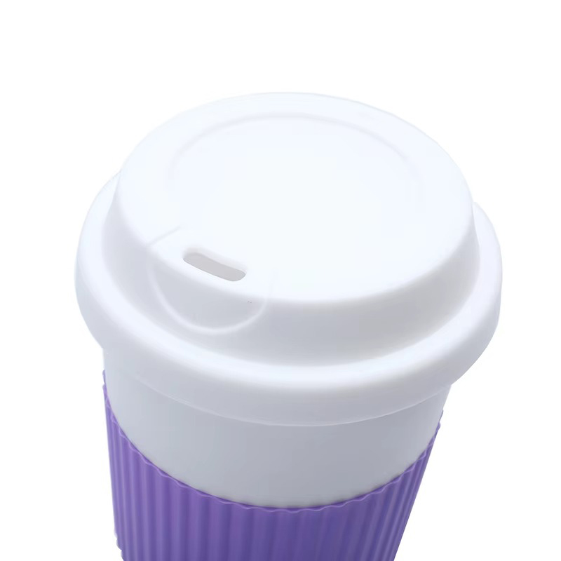 16 oz colorido de doble capa duradera vaso de plástico