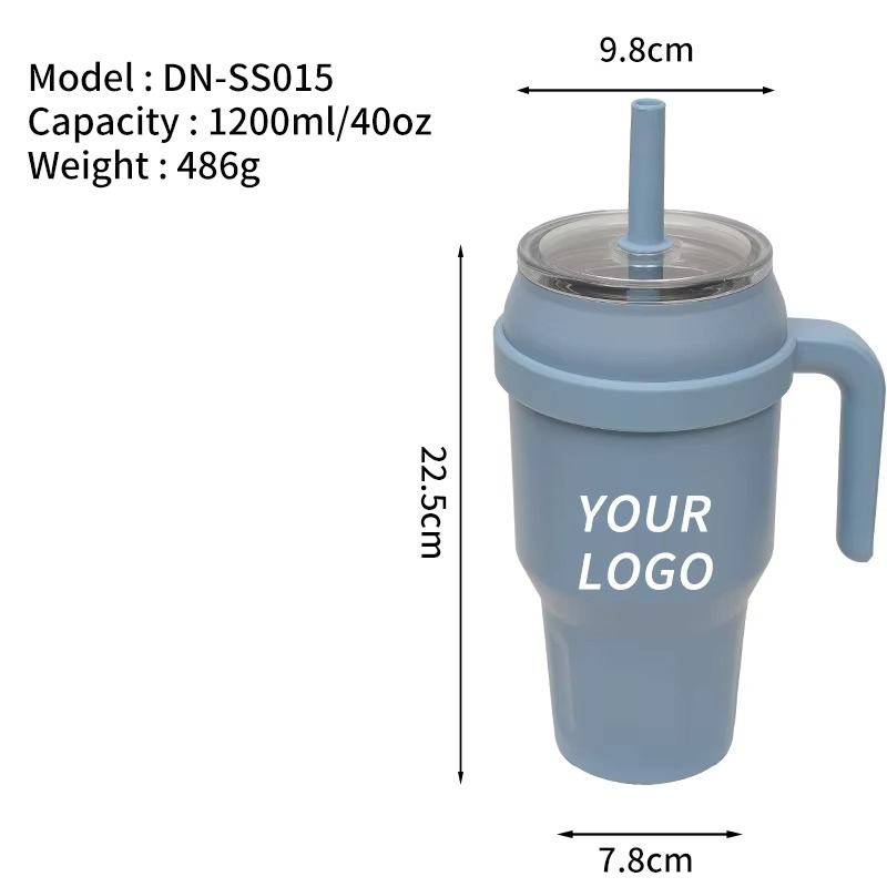 Taza automotriz de acero inoxidable para acampar para acampar