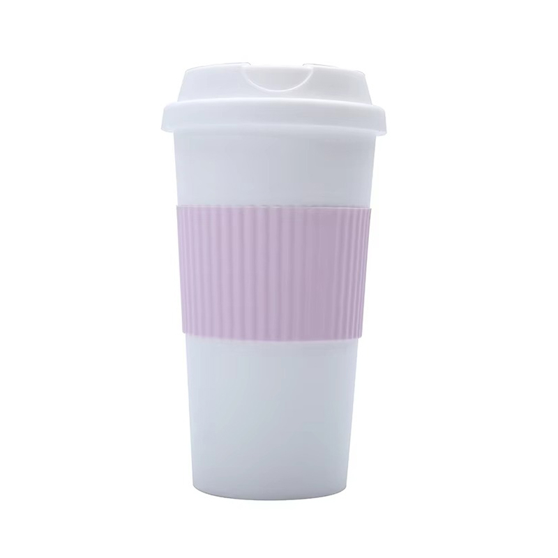 16 oz colorido de doble capa duradera vaso de plástico