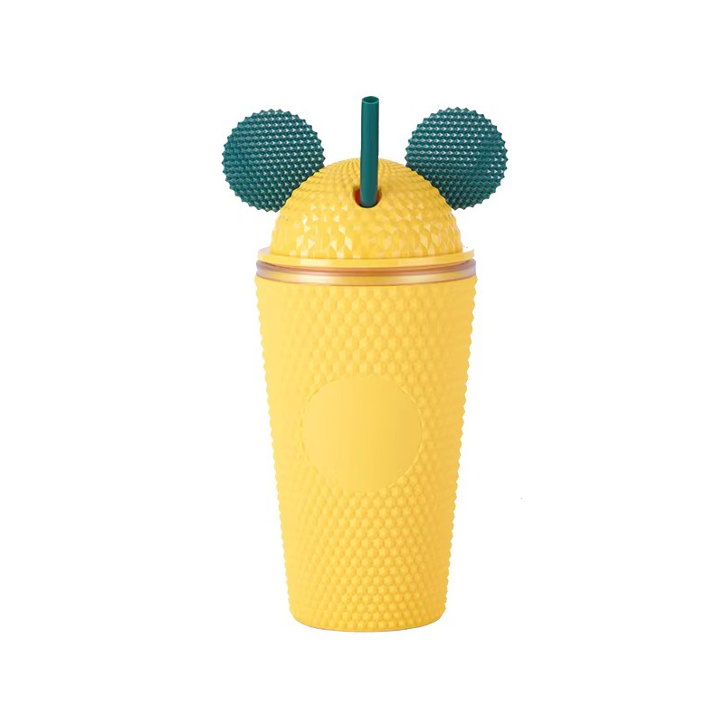 Tope de plástico de doble capa de textura enrollada