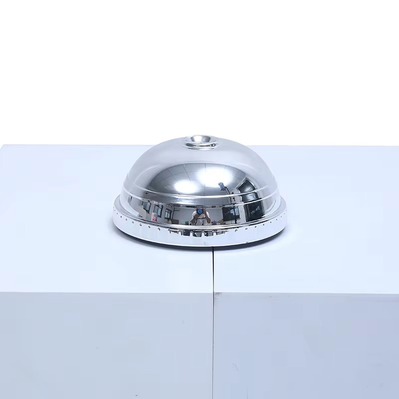 Tumador de plástico transparente de cúpula de paja creativa