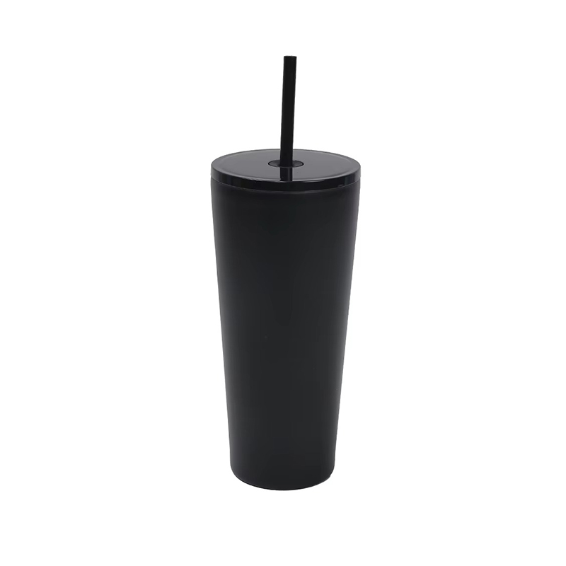 Taza de café de acero inoxidable portátil aislado