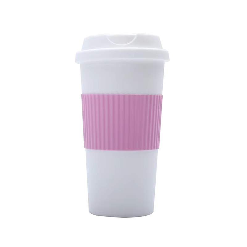 16 oz colorido de doble capa duradera vaso de plástico