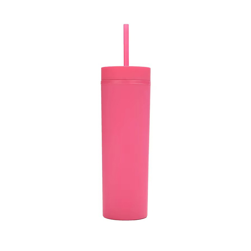 Delgada cilíndrica de varios colores Tumbler de plástico Delgada cilíndrica de varios colores Tumbler de plástico