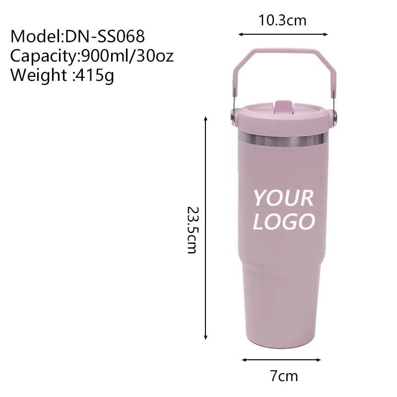 Taza de doble vacío de deportes al aire libre de acero inoxidable