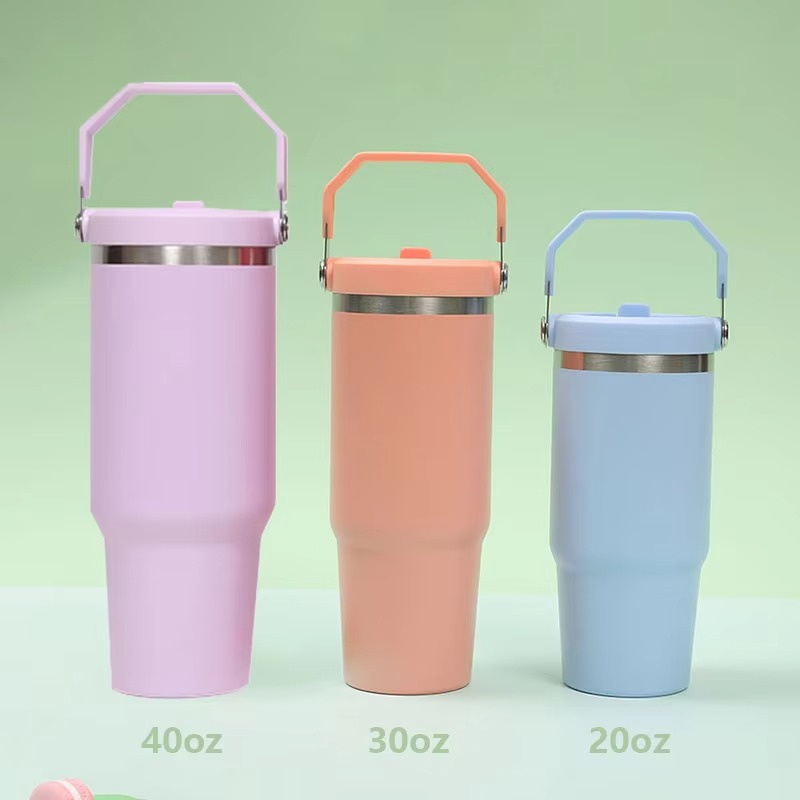 Taza de doble vacío de deportes al aire libre de acero inoxidable