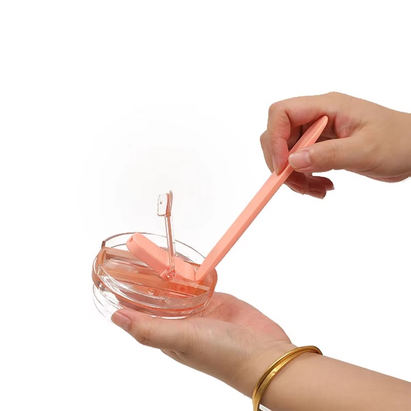 Tumbler de acero inoxidable con tapa de paja